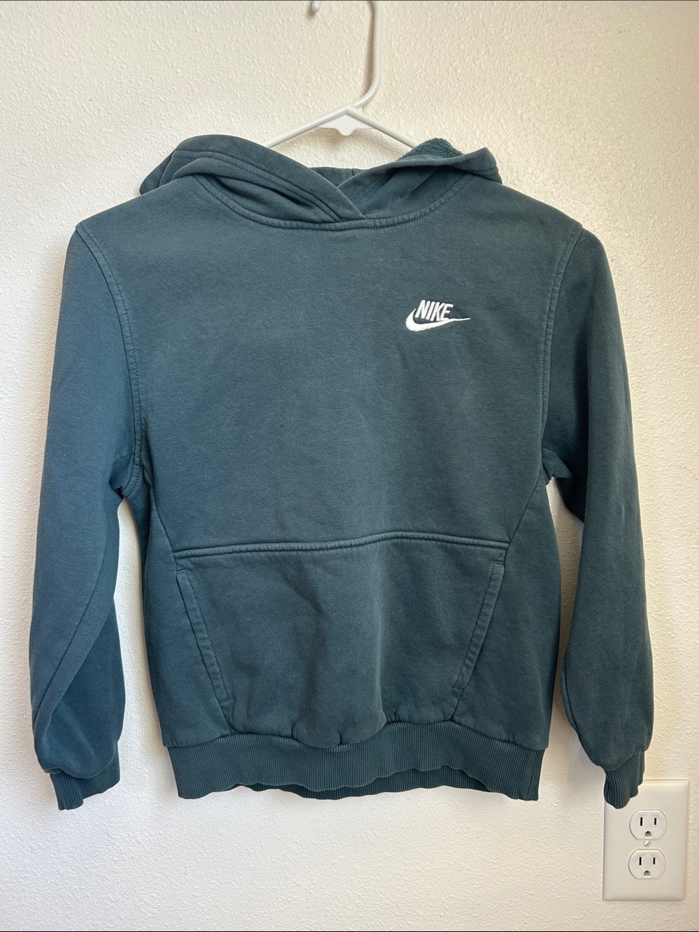 Nike Teal Green Hoodie with White Swoosh